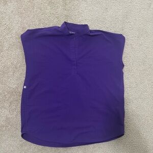 Figs Technical Collection Digital Grape Scrub Top